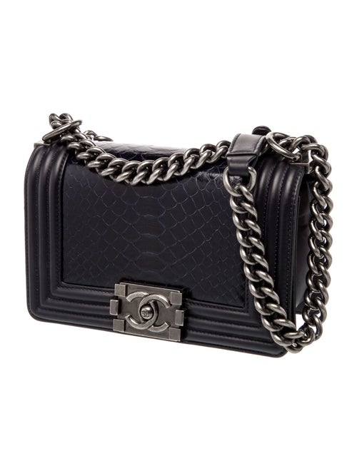 Chanel Small Python Boy Bag