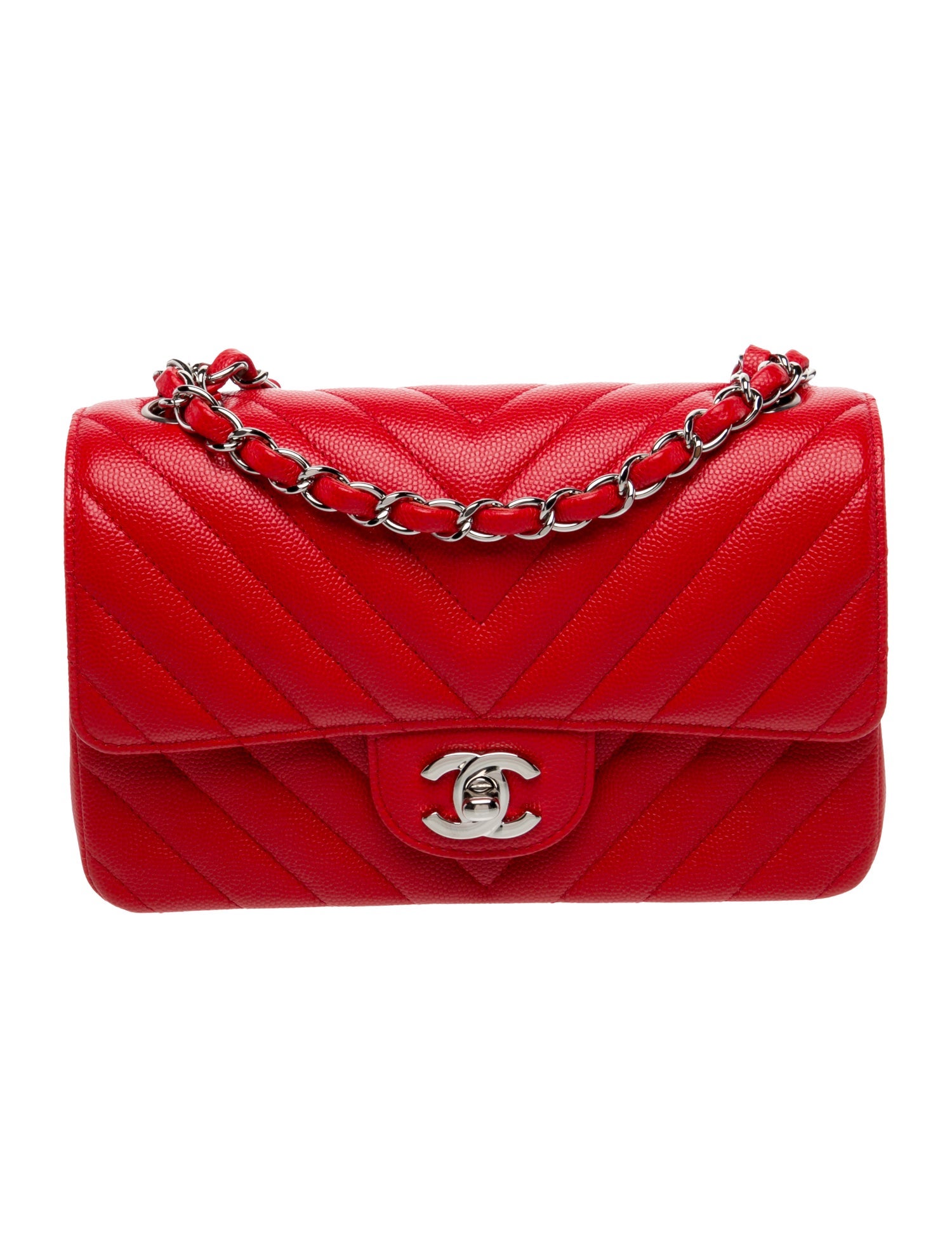 Chanel Rectangular Mini Chevron Flap Bag