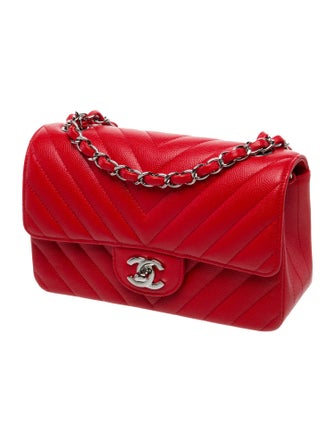 Chanel Rectangular Mini Chevron Flap Bag