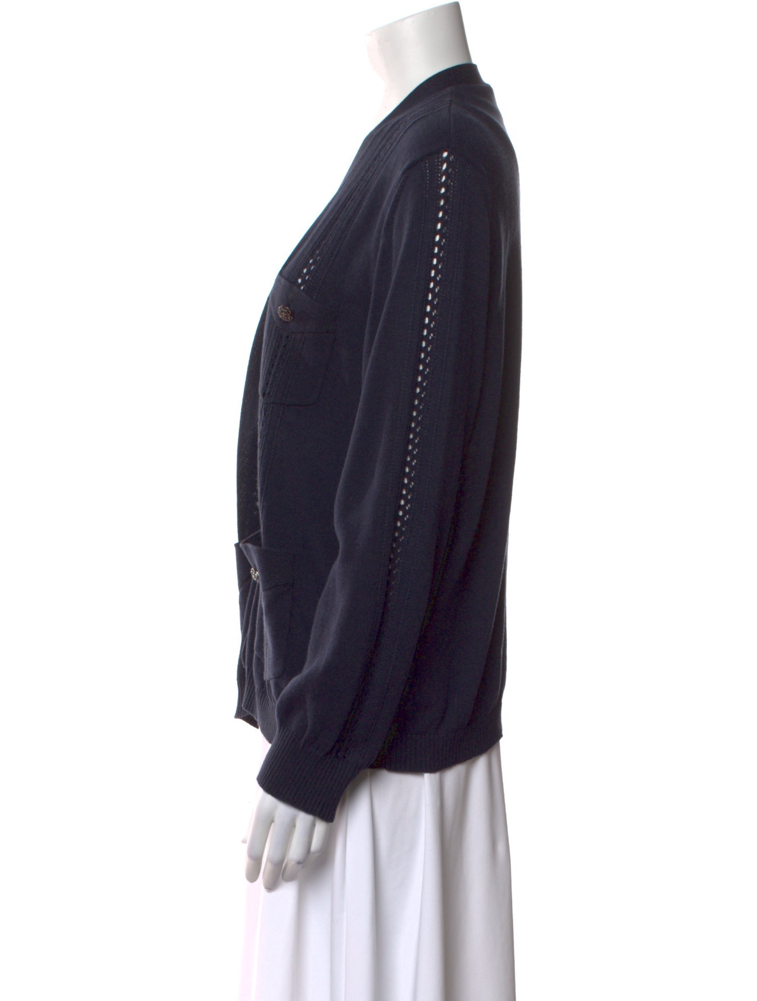 Chanel 2017 V-Neck Sweater