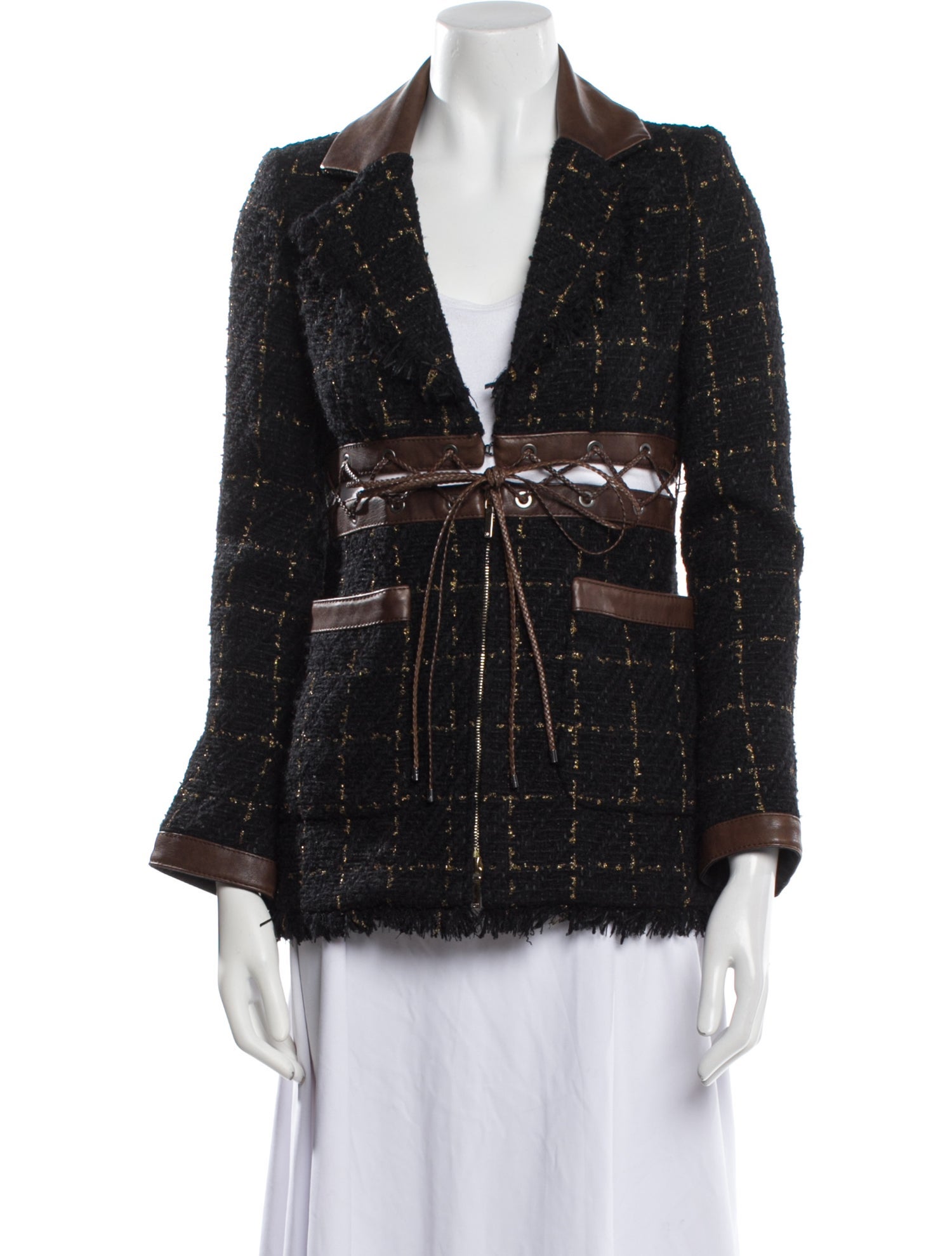Chanel 2016 Tweed Pattern Evening Jacket