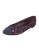 Chanel 2011 Interlocking CC Logo Ballet Flats