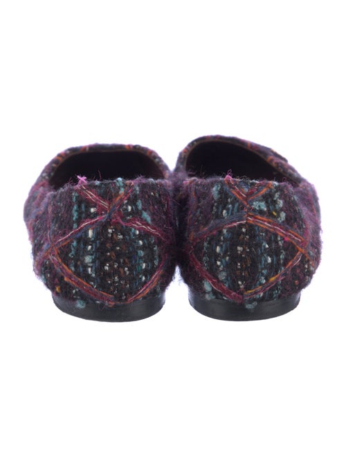 Chanel 2011 Interlocking CC Logo Ballet Flats