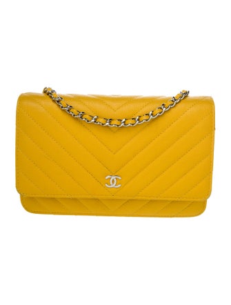 Chanel Classic Chevron Wallet On Chain
