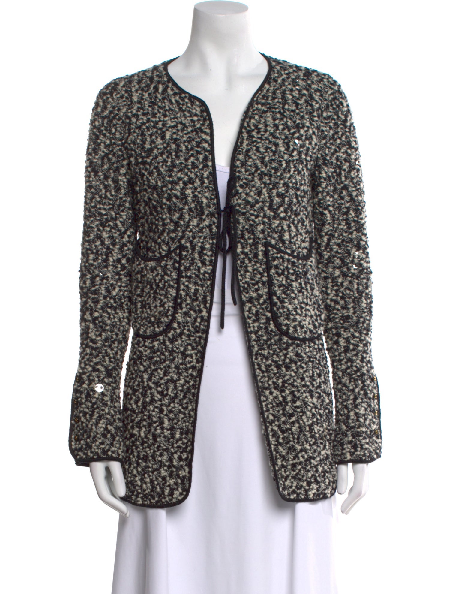 Chanel Boutique Sequin-Embellished Cardigan