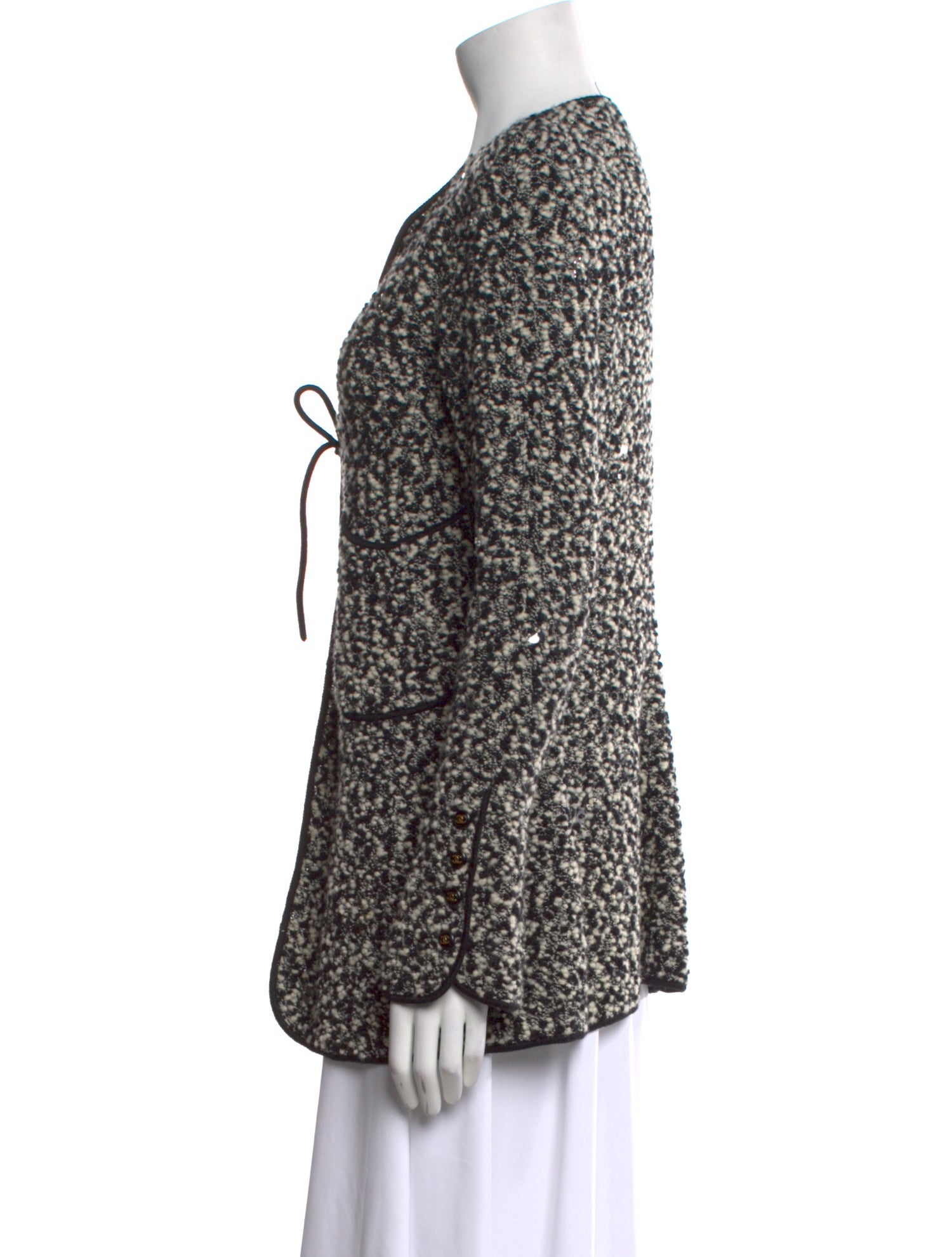 Chanel Boutique Sequin-Embellished Cardigan