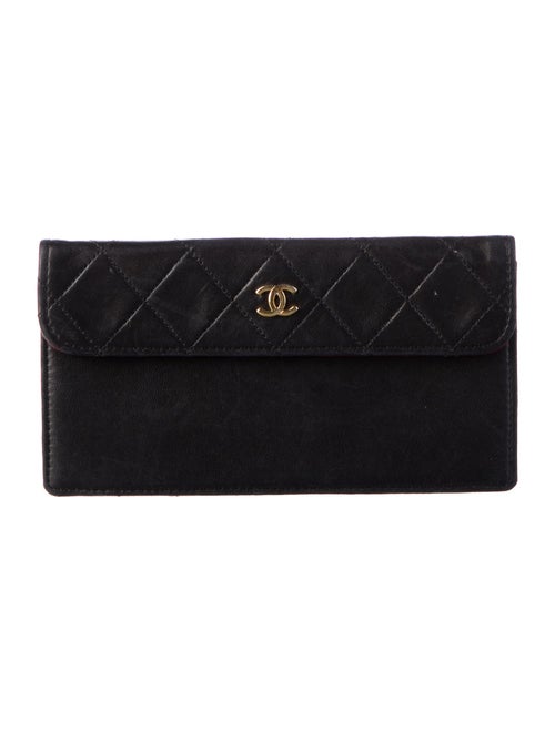 Chanel Leather Trifold Wallet