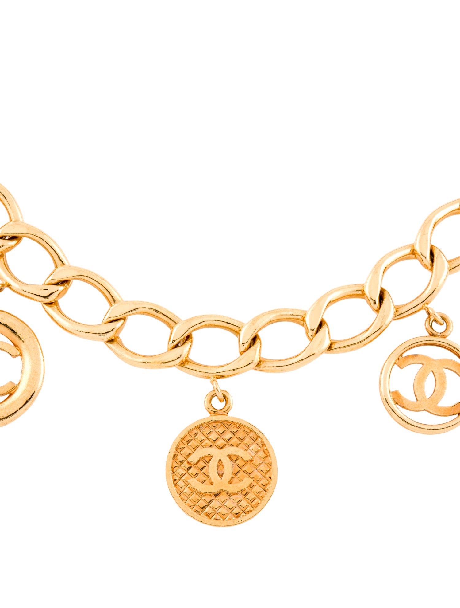 Chanel Vintage Late 1980's - Early 1990's Chain-Link Belt