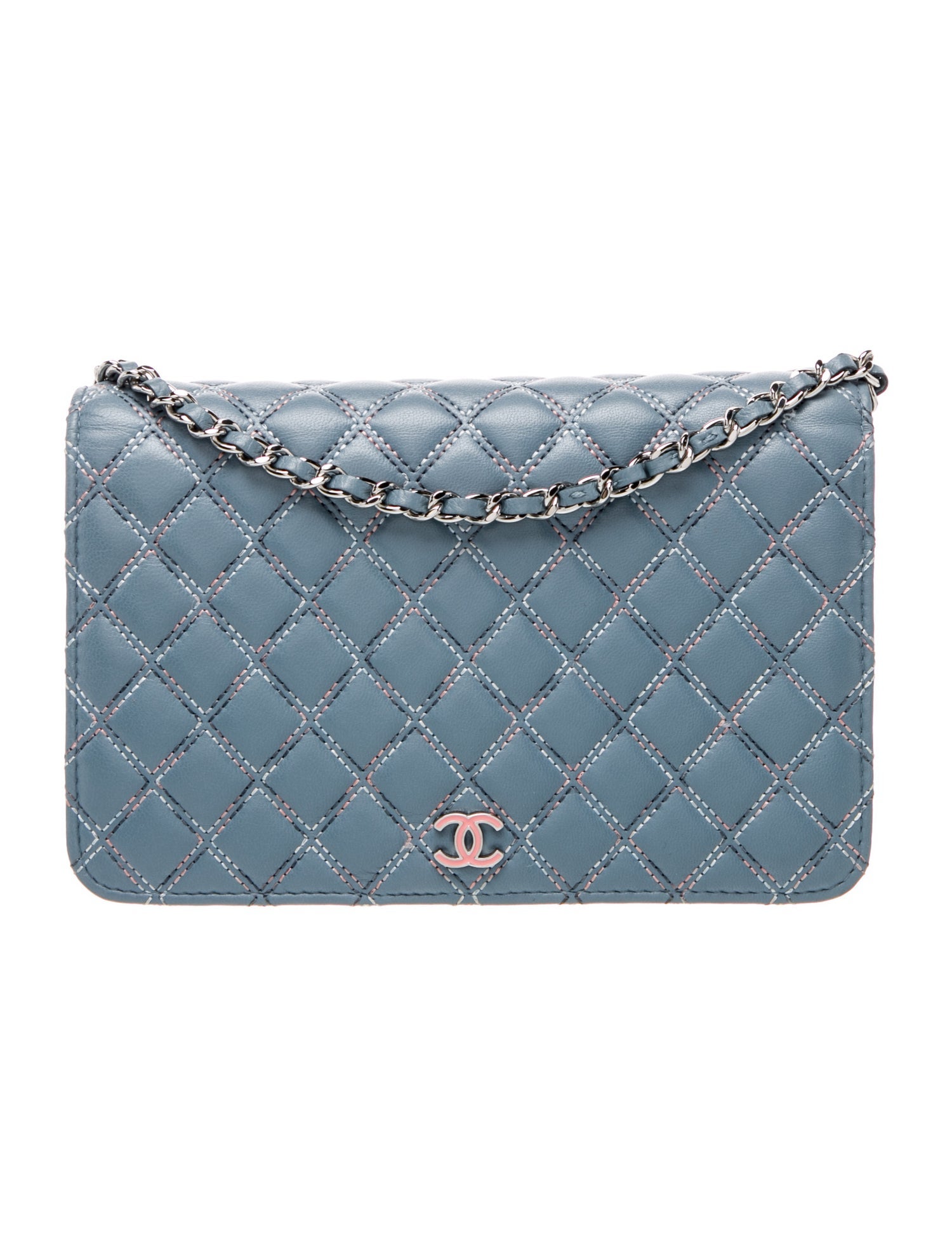 Chanel Double Stitch Wallet On Chain