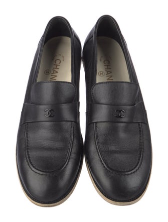 Chanel 2016 Interlocking CC Logo Loafers