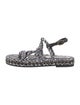 Chanel 2022 Interlocking CC Logo Slingback Sandals