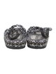 Chanel 2022 Interlocking CC Logo Slingback Sandals