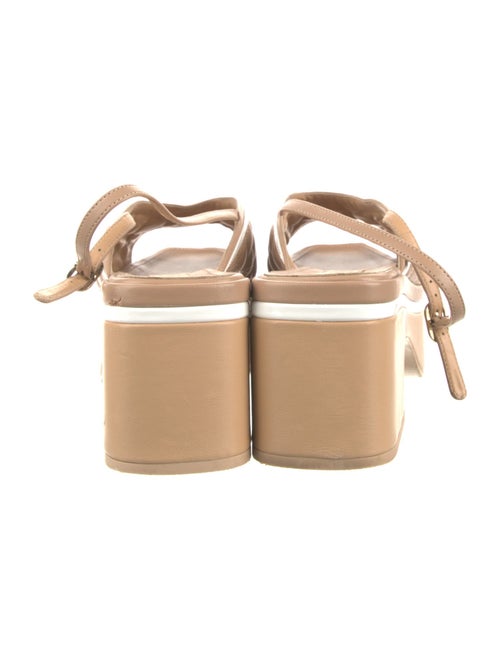 Chanel 2023 Interlocking CC Logo Slingback Sandals