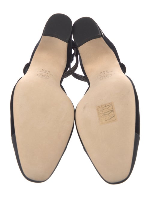 Chanel 2017 Interlocking CC Logo Slingback Pumps