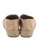 Chanel Interlocking CC Logo Lambskin Espadrilles