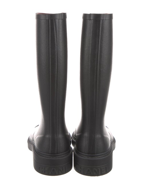 Chanel Interlocking CC Logo Rubber