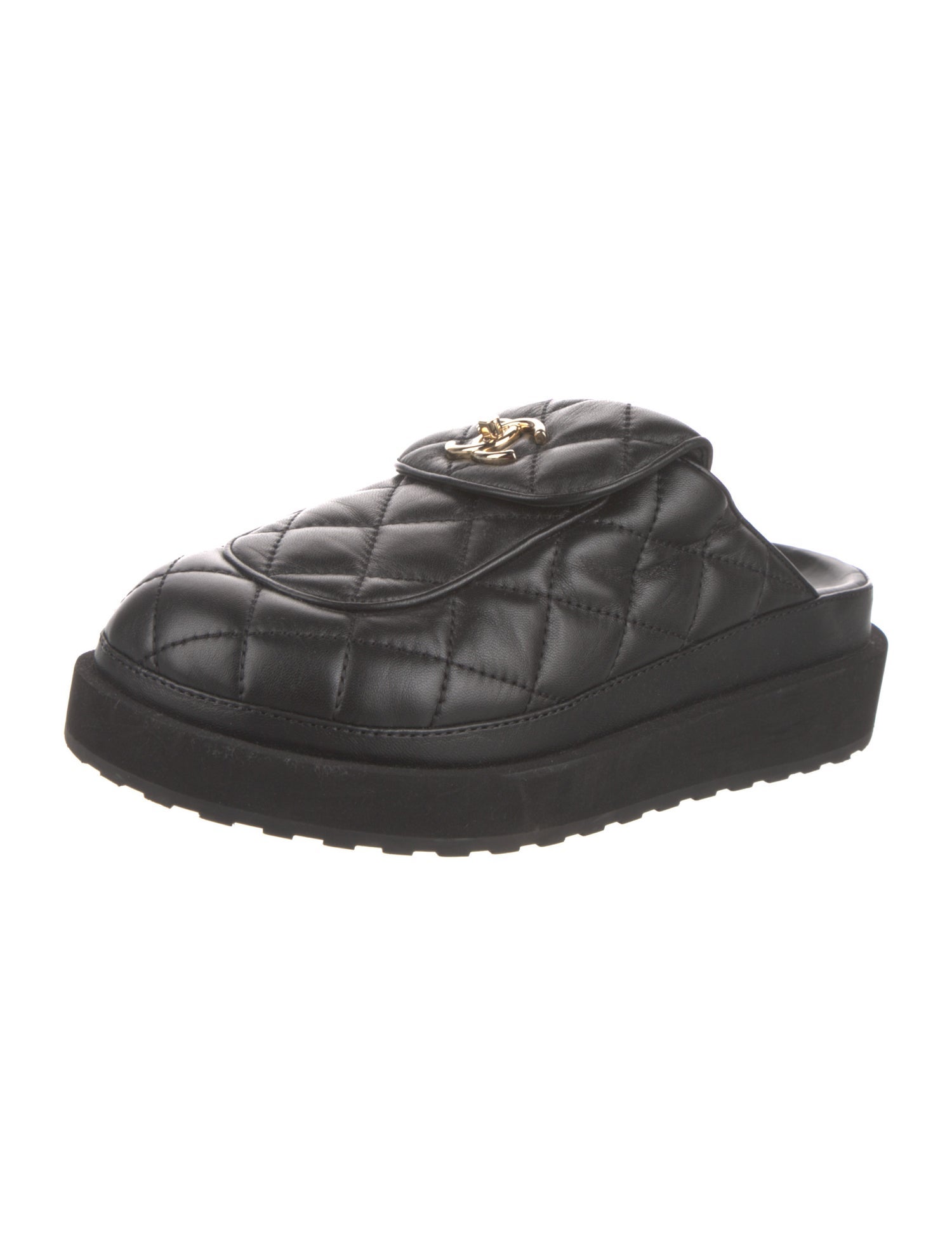 Chanel 2024 Interlocking CC Logo Mules