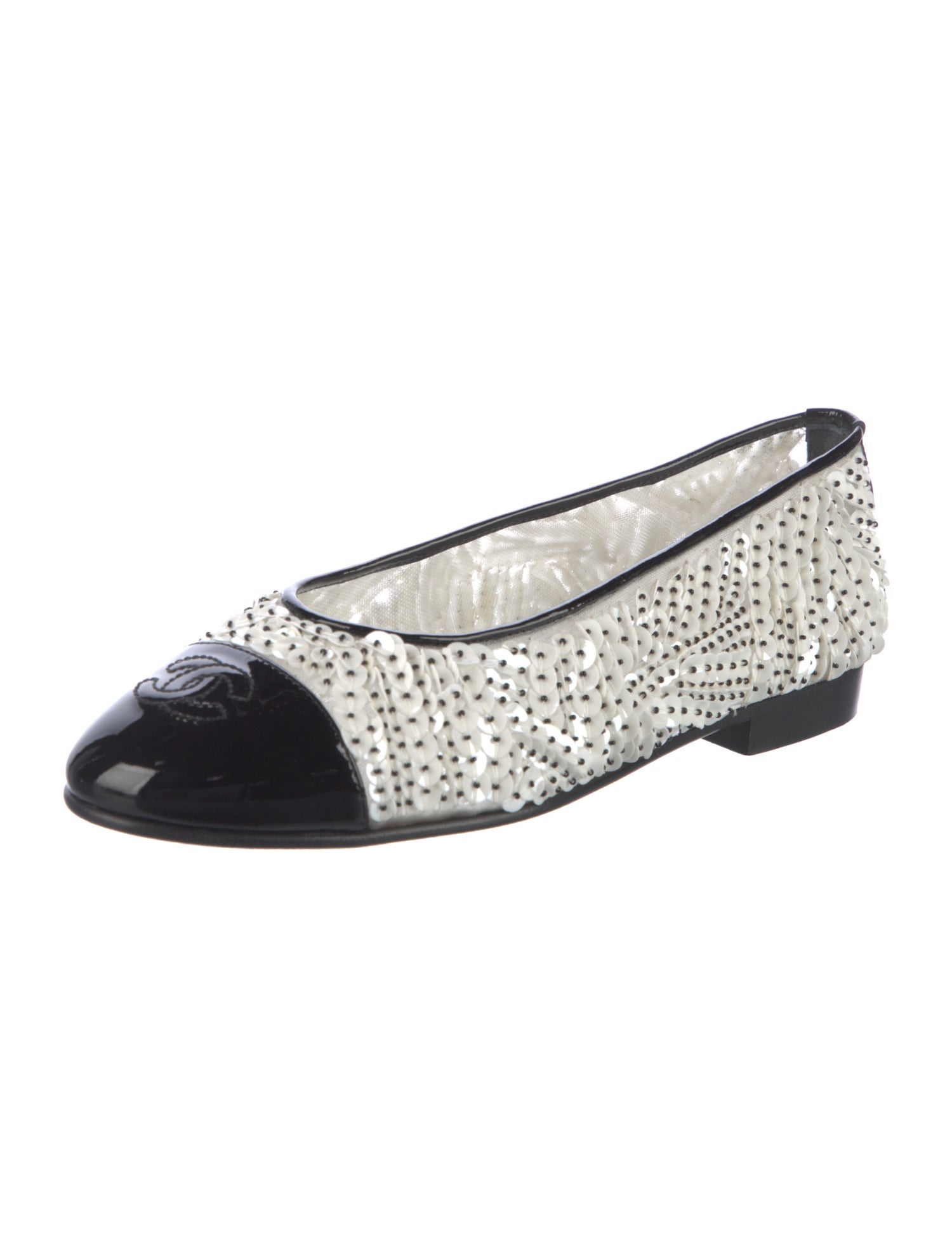 Chanel 2017 Interlocking CC Logo Flats