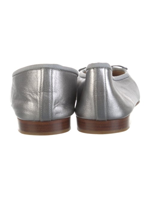 Chanel Interlocking CC Logo Leather Ballet Flats