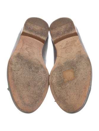 Chanel Interlocking CC Logo Leather Ballet Flats