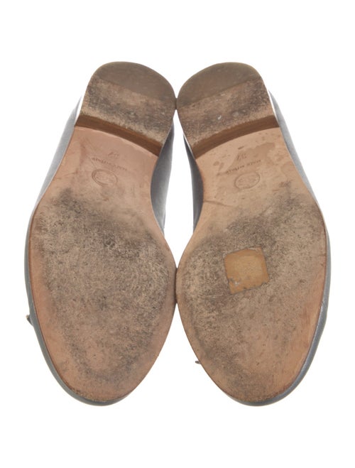 Chanel Interlocking CC Logo Leather Ballet Flats