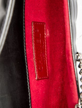 Chanel Patent Chocolate Bar Clutch