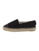 Chanel Interlocking CC Logo Velvet Espadrilles