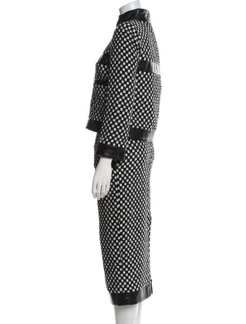 Chanel 2017 Plaid Print Skirt Suit
