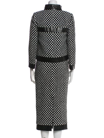 Chanel 2017 Plaid Print Skirt Suit