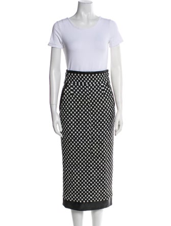 Chanel 2017 Plaid Print Skirt Suit