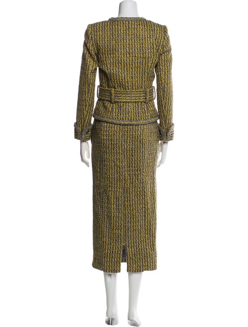 Chanel 2017 Tweed Pattern Skirt Suit