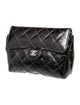 Chanel Patent Quilted Flap Cosmetic Case