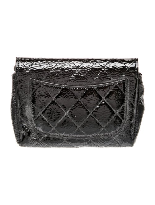 Chanel Patent Quilted Flap Cosmetic Case