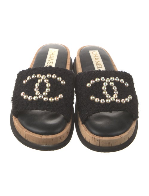 Chanel 2024 Interlocking CC Logo Slides