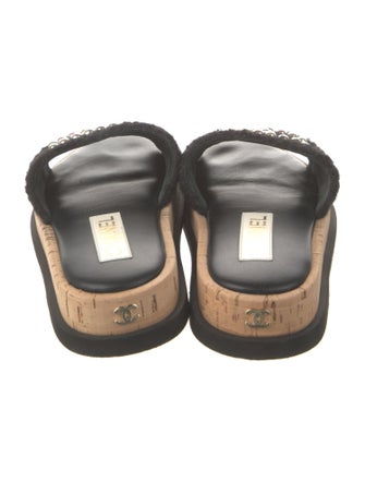 Chanel 2024 Interlocking CC Logo Slides