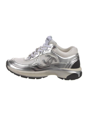 Chanel Interlocking CC Logo Mesh Chunky Sneakers