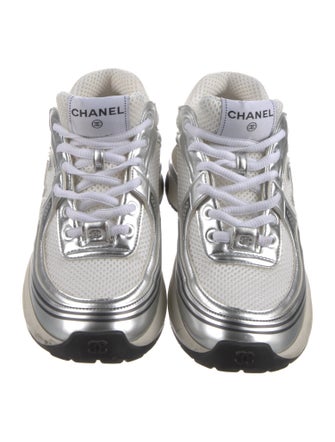Chanel Interlocking CC Logo Mesh Chunky Sneakers