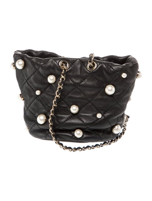 Chanel Mini About Pearls Bucket Bag