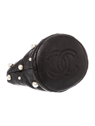 Chanel Mini About Pearls Bucket Bag