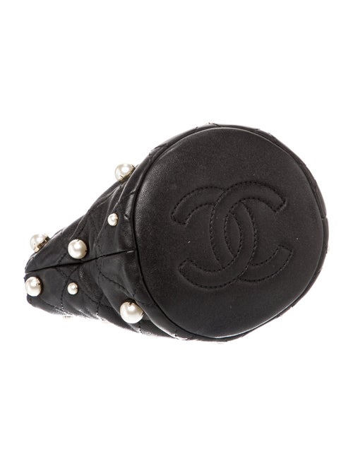 Chanel Mini About Pearls Bucket Bag