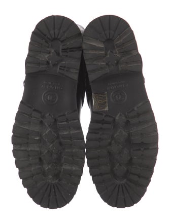 Chanel 2015 Interlocking CC Logo Moto Boots