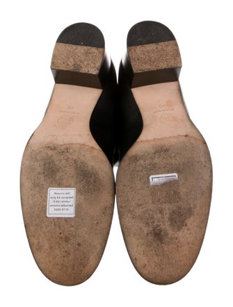 Chanel Interlocking CC Logo Leather Moto Boots