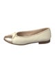 Chanel Interlocking CC Logo Leather Flats