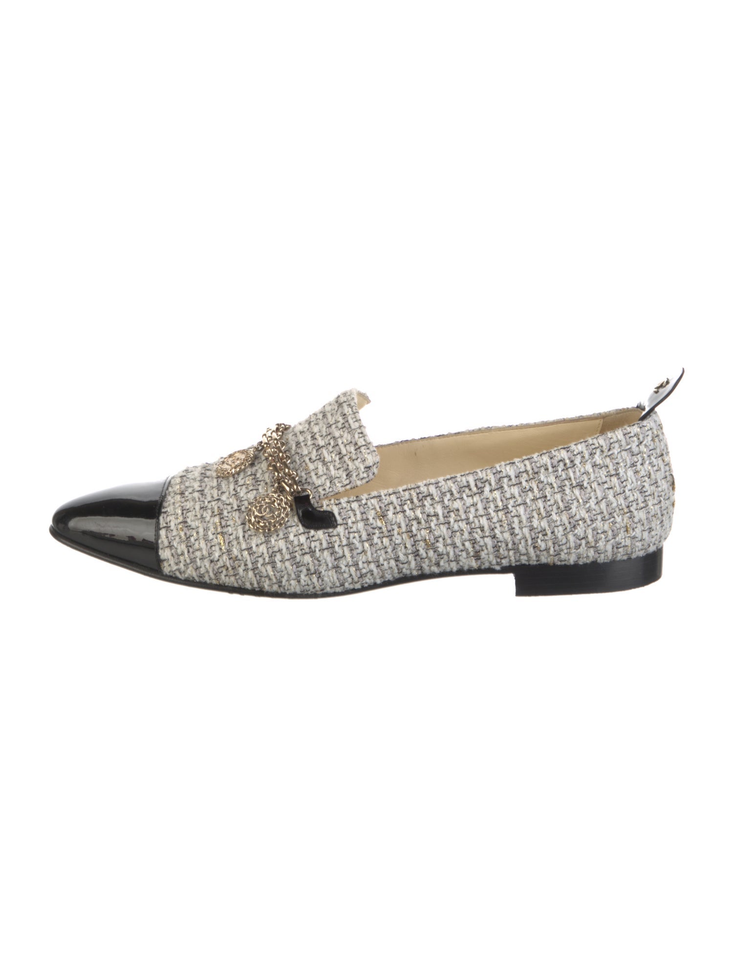 Chanel 2016 Interlocking CC Logo Loafers