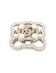 Chanel Faux Pearl & Strass CC Brooch