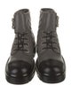 Chanel 2021 Interlocking CC Logo Combat Boots