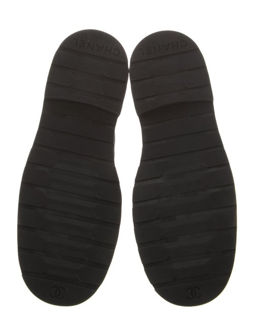 Chanel 2021 Interlocking CC Logo Combat Boots