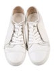 Chanel Interlocking CC Logo Leather Sneakers