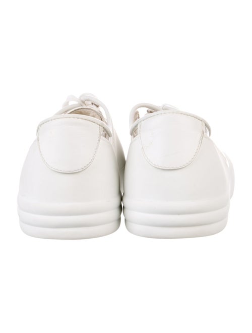 Chanel Interlocking CC Logo Leather Sneakers