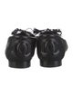 Chanel Interlocking CC Logo Ponyhair Flats
